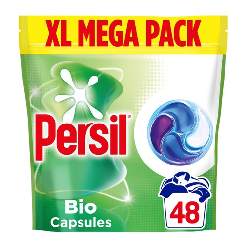 Persil Bio 4 in 1 Laundry Washing Detergent Capsules 48 Washes