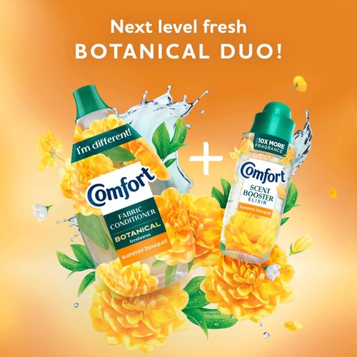 Comfort Botanical Fabric Conditioner Summer Bouquet 38 Washes thumbnail 2