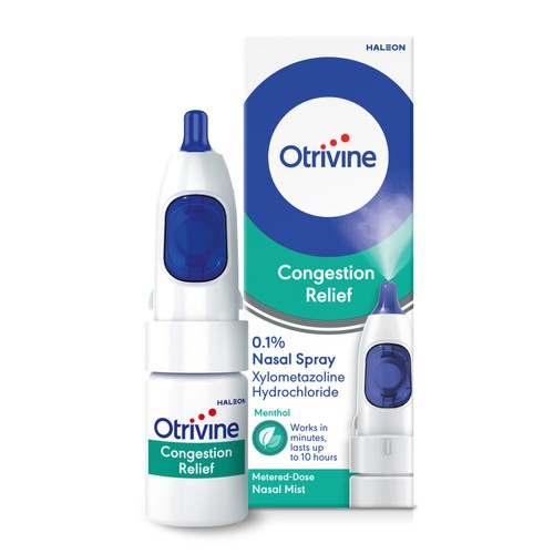 Otrivine Congestion Relief Decongestant Nasal Spray 0.1%