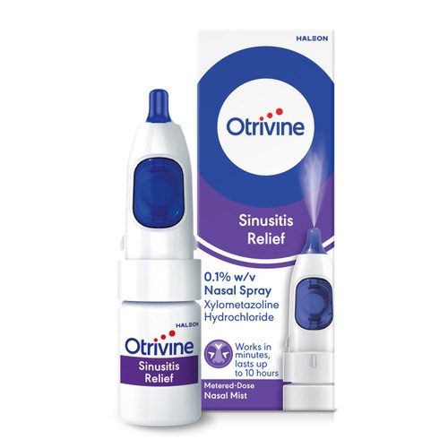 Otrivine Sinusitis Relief Decongestant Nasal Spray 0.1%