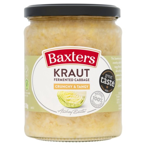 Baxters Sauerkraut Fermented Cabbage