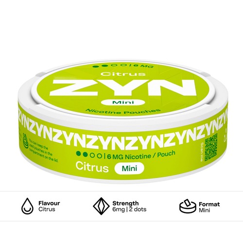 ZYN Citrus 6mg Nicotine Pouches