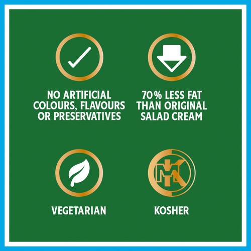 Heinz Salad Cream 70% Less Fat Extra Light  thumbnail 4