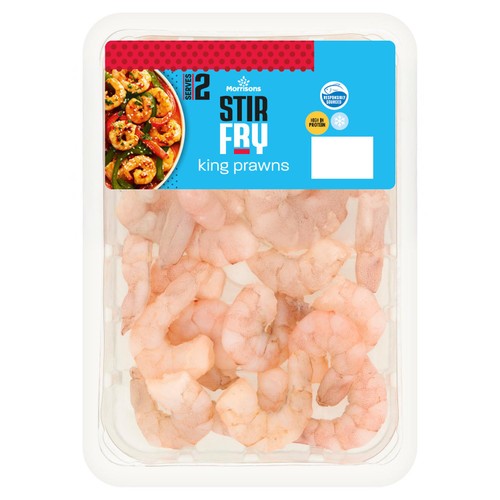 Morrisons Stir Fry Raw King Prawns 160g