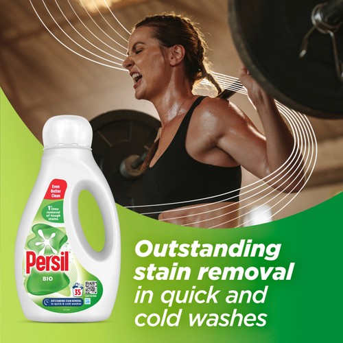 Persil Bio Liquid Laundry Washing Detergent 35 Washes thumbnail 2