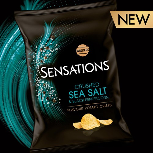 Walkers Sensations Salt & Black Peppercorn Sharing Crisps  thumbnail 2