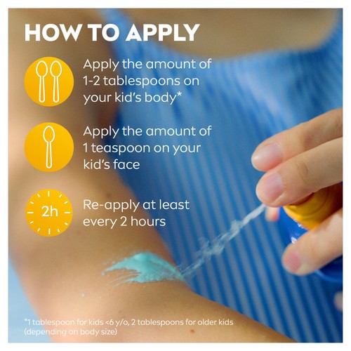 NIVEA SUN Kids Protect & Care Coloured Sun Cream Spray SPF50+ thumbnail 3