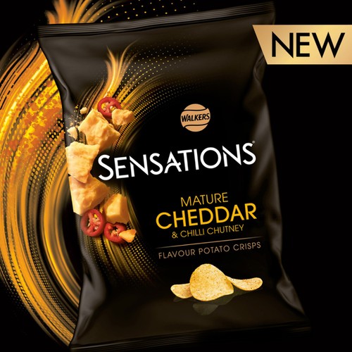 Walkers Sensations Mature Cheddar Cheese & Chilli Crisps thumbnail 3