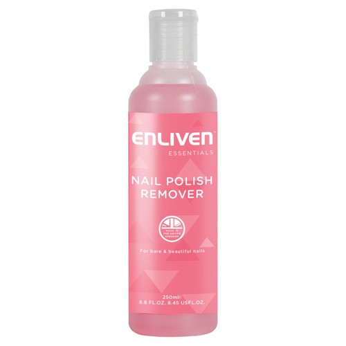 Enliven Essentials Pink Nail Polish Remover 250ml
