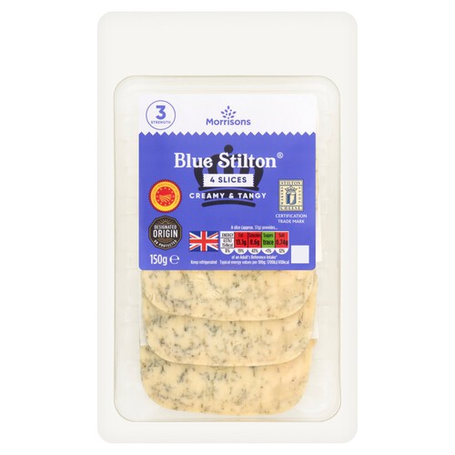 Morrisons Blue Stilton Slices 150g