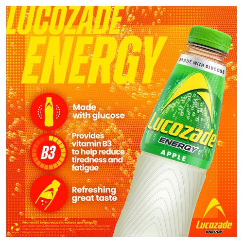 Lucozade Energy Drink Apple Blast thumbnail 2