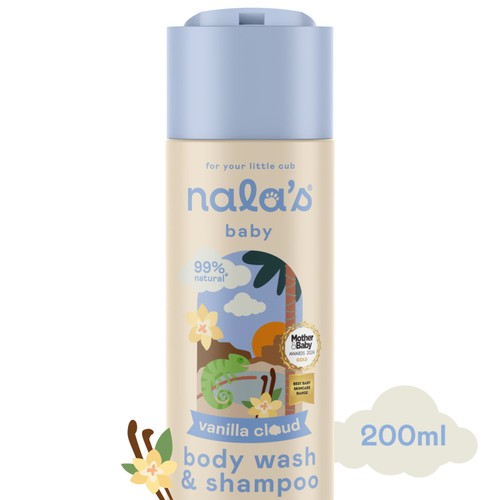 Nala's Baby Body Wash & Shampoo Vanilla Cloud 
