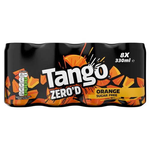 Tango Orange Sugar Free Cans