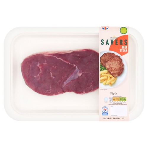 Morrisons Savers British Beef Steak 170g