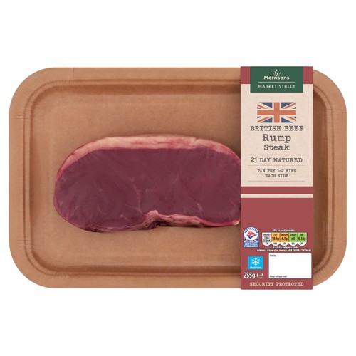 Morrisons British Beef Rump Steak 255g thumbnail 2