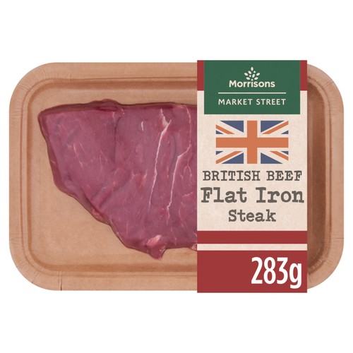 Morrisons British Flat Iron Steak  283g
