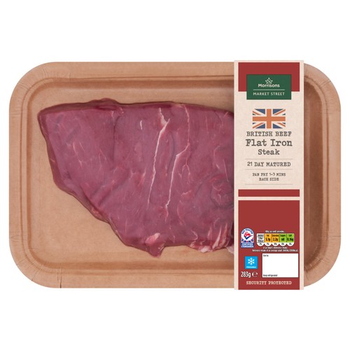 Morrisons British Flat Iron Steak  283g thumbnail 2