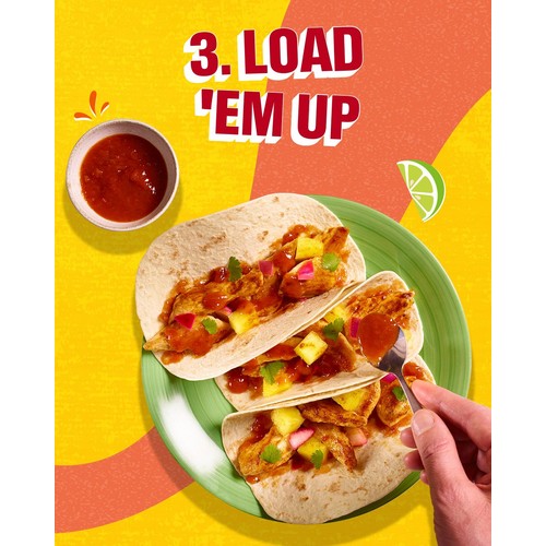Old El Paso Mexican Street Vibes 8 Soft Taco Wraps 220g thumbnail 4