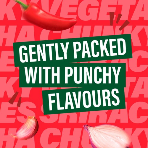 Dolmio Intensify Sriracha Style Chunky Vegetables Pasta Sauce 400g thumbnail 3