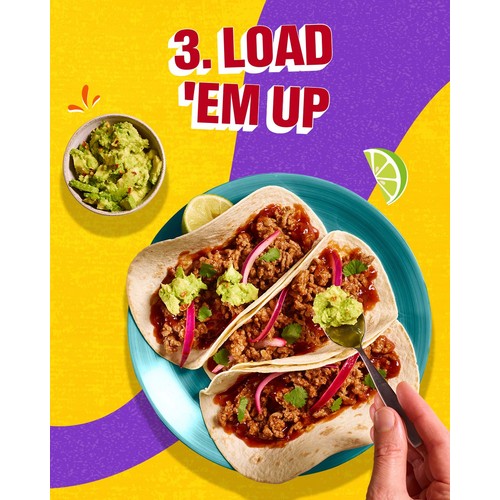 Old El Paso Mexican Street Vibes Smoky & Sweet Barbacoa Soft Taco Kit 255g thumbnail 4