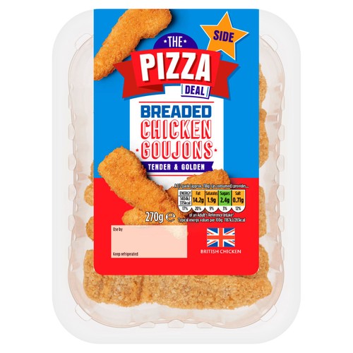 Morrisons The Pizza Deal Breaded Chicken Goujons 270g