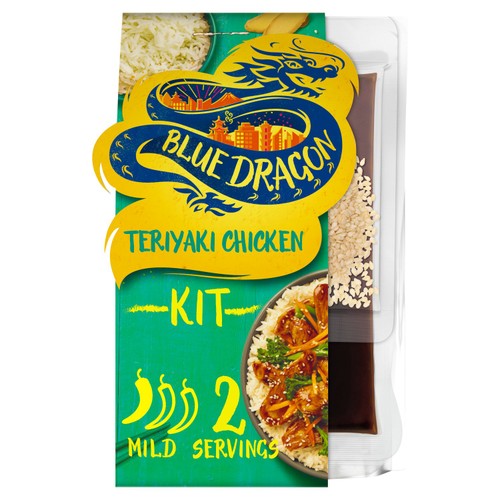 Blue Dragon 3 Step Authentic Teriyaki Chicken Meal Kit 332g
