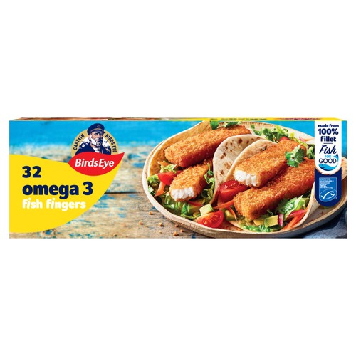 Birds Eye 32 Omega Fish Fingers