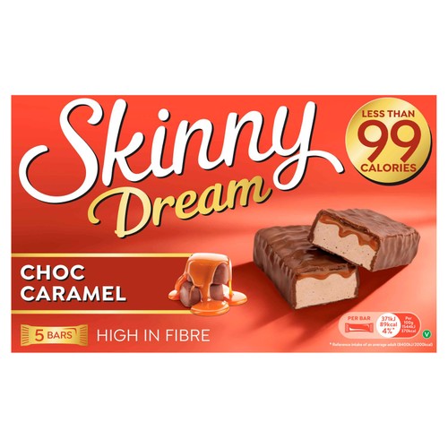 Skinny Dream Chocolate Caramel Bars