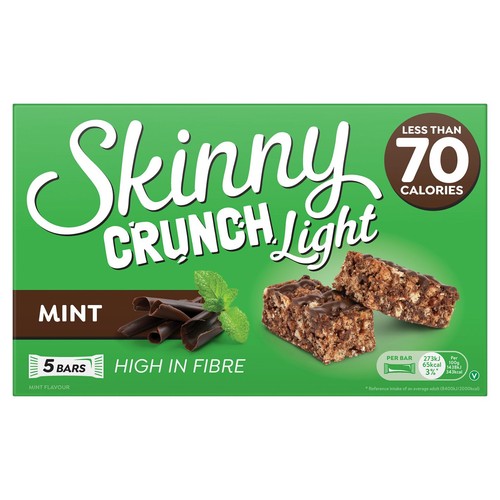 Skinny Crunch Light Mint & Dark Chocolate Bars