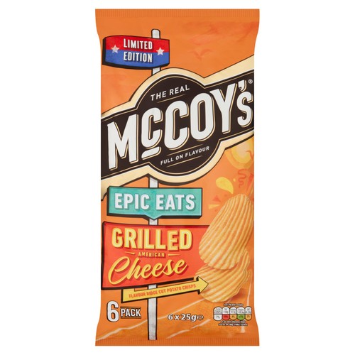 McCoy's Epic Eats Grilled Cheese Multipack Crisps  thumbnail 2