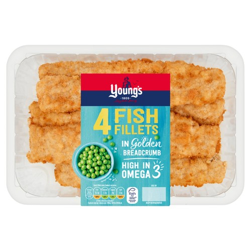 Young's Breaded Pollock Fillets 600g