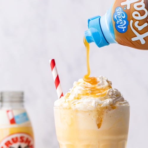 Crusha No Added Sugar Banana Flavour Milkshake Mix 500ml thumbnail 5