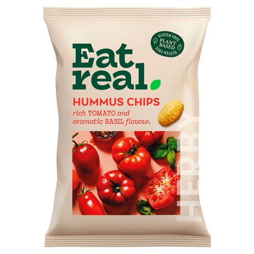 Eat Real Tomato & Basil Hummus Chips  thumbnail 2