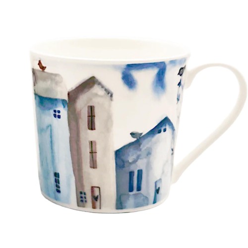 Nutmeg Home Bone China House Mug