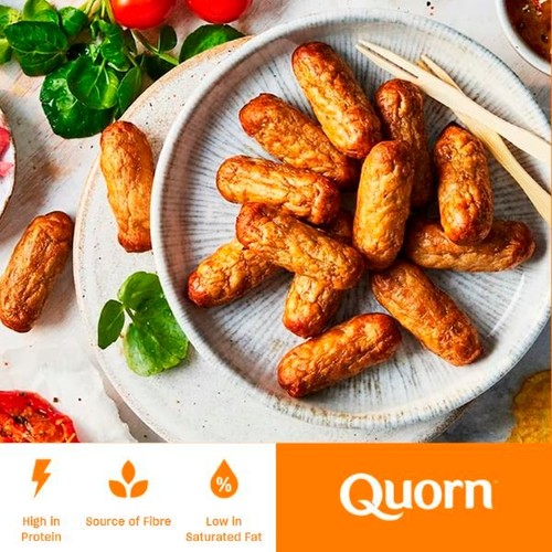 Quorn Vegetarian Cocktail Sausages x14 140g thumbnail 2
