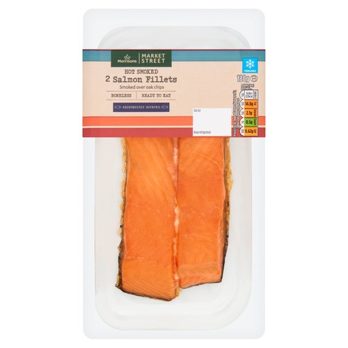 Morrisons 2 Hot Smoked Salmon Fillets