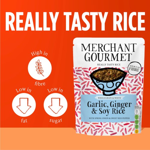 Merchant Gourmet Mango, Chilli & Lime Wholegrain & White Microwave Rice thumbnail 3