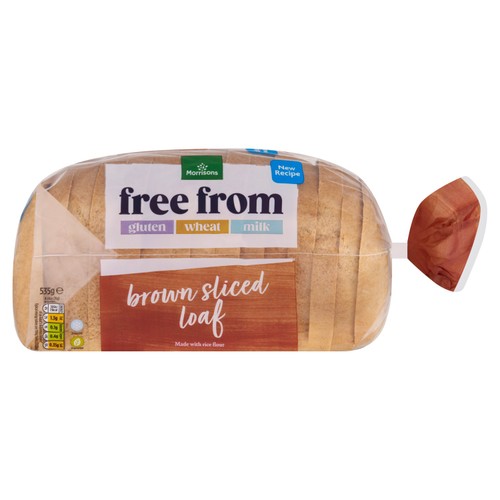 Morrisons Free From Brown Sliced Loaf 