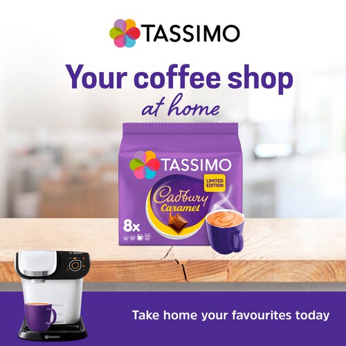 Tassimo Cadbury Caramel Hot Chocolate Pods x8 thumbnail 5