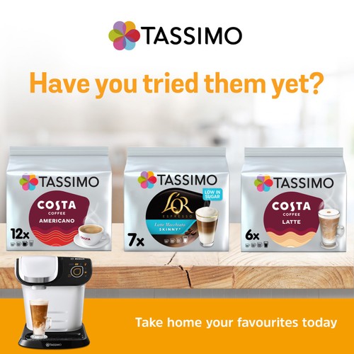 Tassimo Costa Skinny Latte Pods x6 thumbnail 5