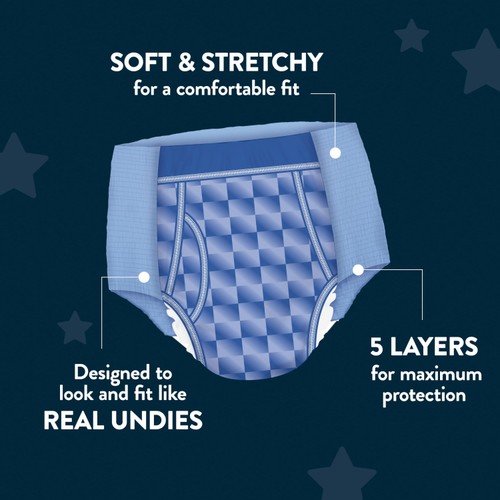 Huggies Drynites Pyjama Pants Age 8-13 Boy Mega  thumbnail 4