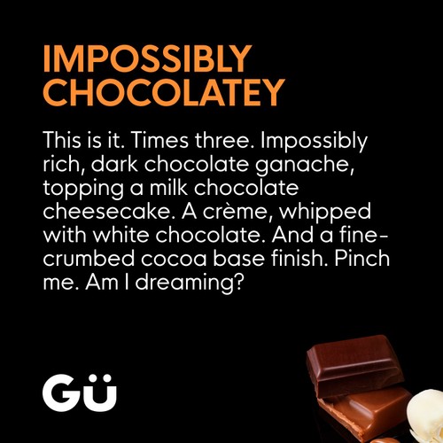 Gu Ultimate Chocolate Cheesecake Desserts thumbnail 3