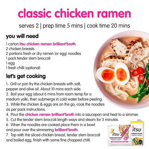 Itsu Chicken Ramen Brilliant Broth thumbnail 2
