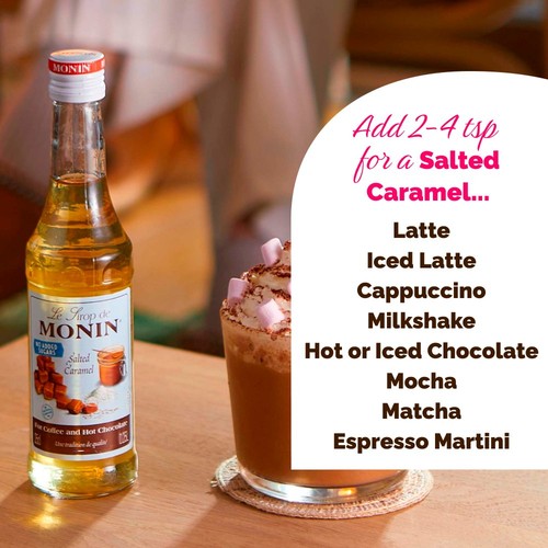 MONIN No Added Sugar Salted Caramel 25cl thumbnail 6