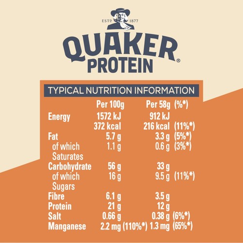 Quaker Oats High Protein Peanut Butter Porridge Pot  thumbnail 2