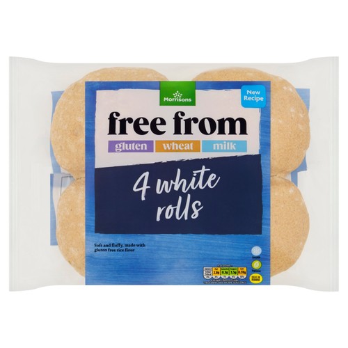 Morrisons Free From White Rolls 