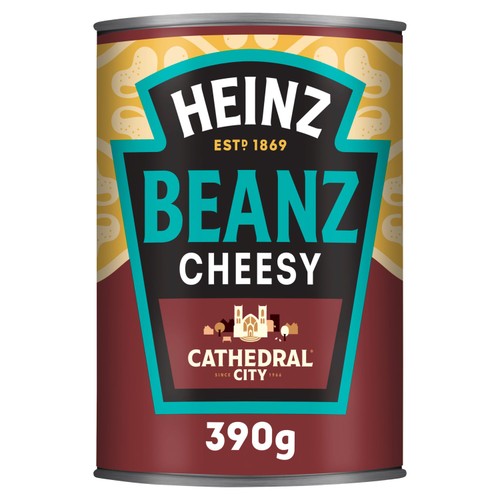 Heinz Cathedral City Cheesy Baked Beans 390g