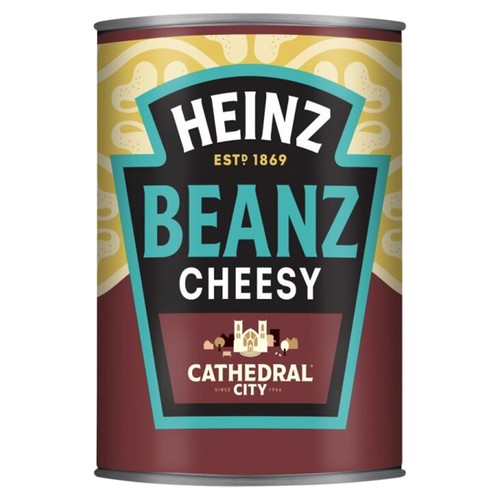 Heinz Cathedral City Cheesy Baked Beans 390g thumbnail 2
