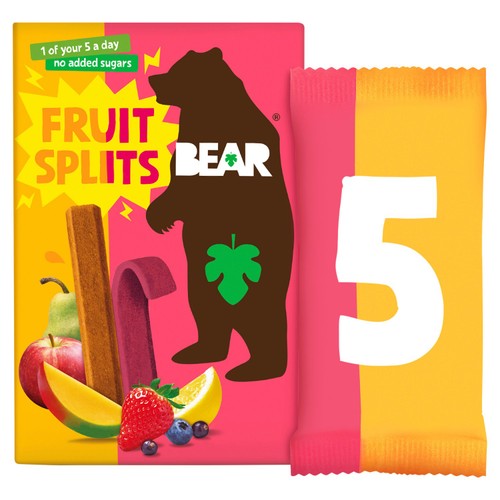Bear Fruit Splits Mango Sour Berry 5 x 20g