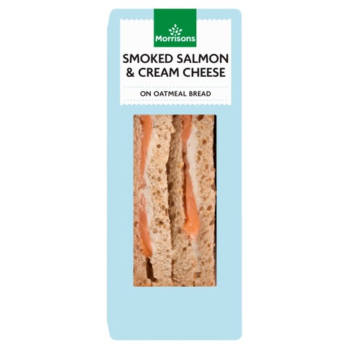Morrisons Salmon & Cream Cheese Sandwich